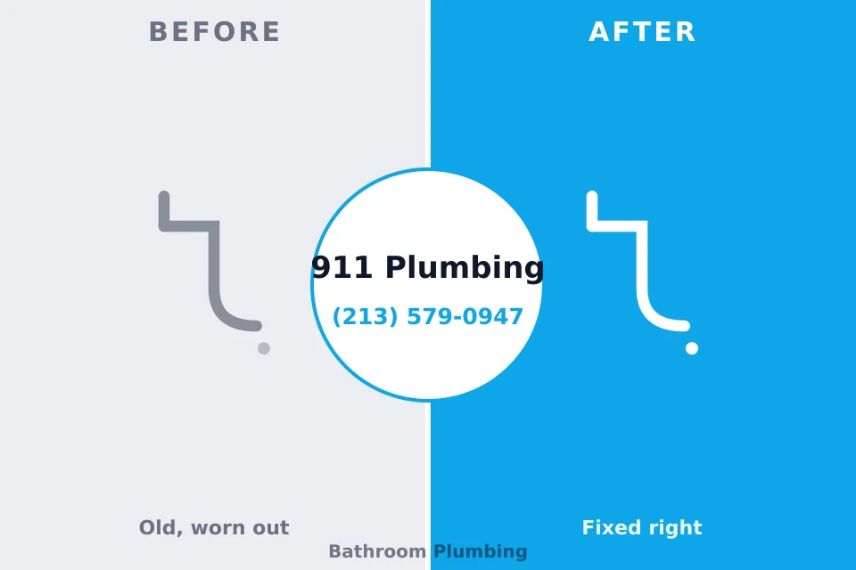 Before and after: plumbing repair Canterwood, WA